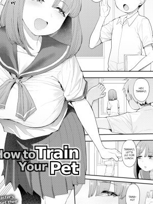 How to Train Your Pet