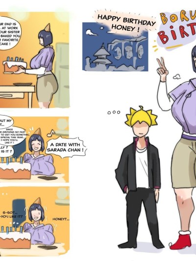 Boruto's birthday by Doragona twitter