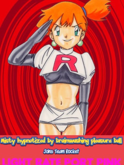 Misty hypnotized by brainwashing pleasure ball joins Team Rocket