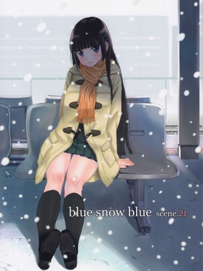 blue snow blue scene.21