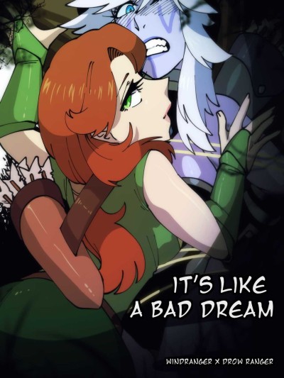 "It's Like A Bad Dream" Windranger x Drow Ranger comic by Riko