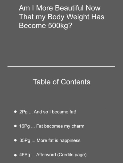 Watashi, Taiju 500kg Ijo Ni Natchatta Okage De Kawaiku Narimashita Yo Ne? | Am I More Beautiful Now That My Body Weight Has Become More Than 500kg?