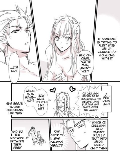 FGO Medb-chan, Cu Chulainn no Are o Zessan Suru