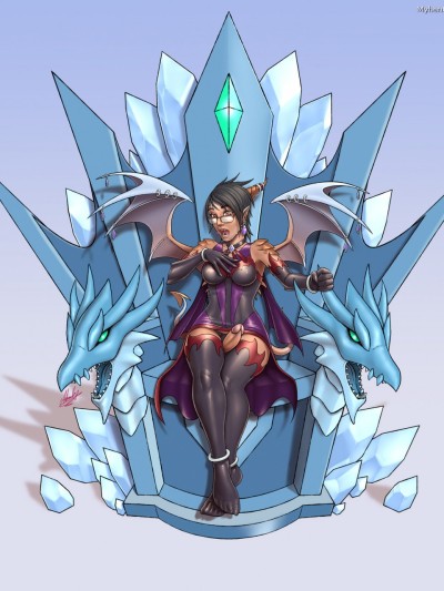 The Ice Dragoness Throne