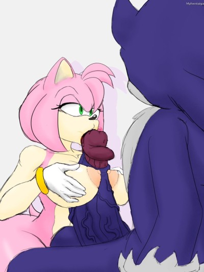 Amy x Werehog Facefuck