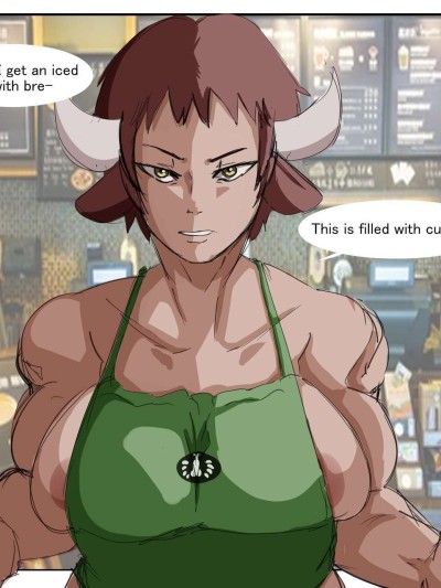 A Minotaur Works At Starbucks