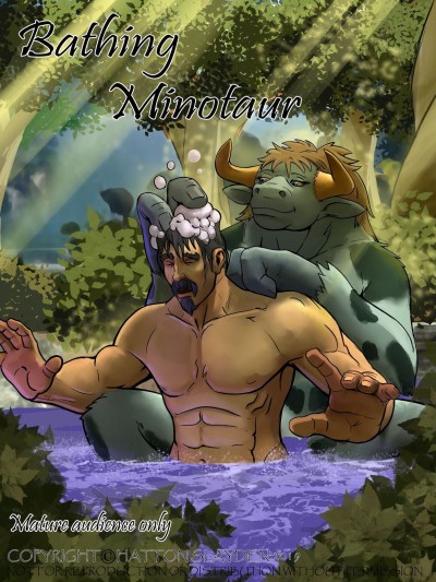 Bathing Minotaur