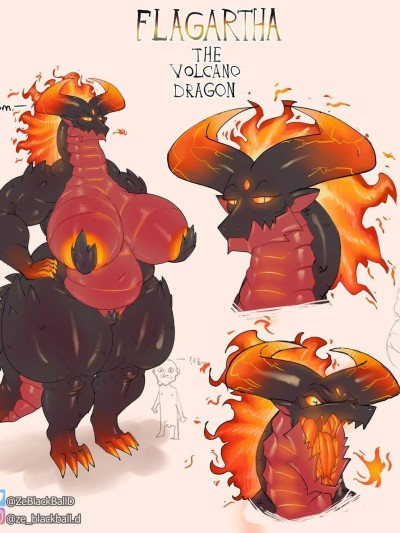 Flagartha The Volcano Dragon