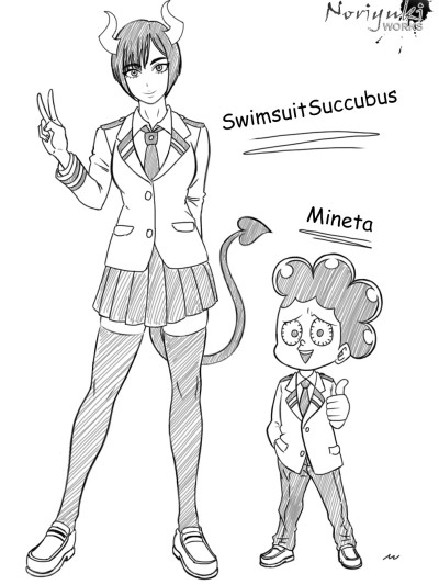 SwimsuitSuccubus x Mineta