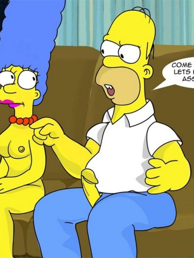 Marge Simpson Tries Anal