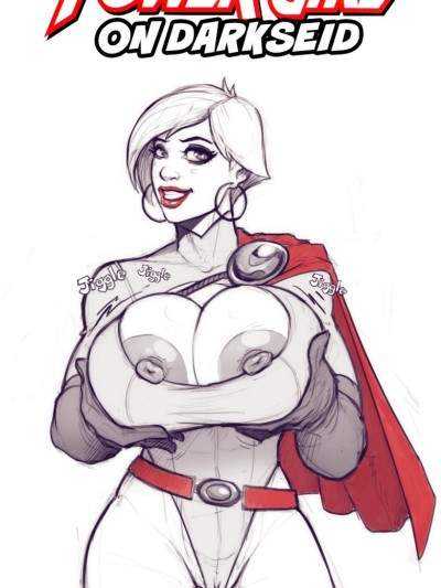 Power Girl On Darkseid