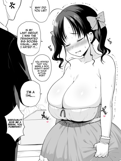 Bust Size no Gyaku Saba Shinkoku ga Barete P-san ni Oshioki Sex o Kimerareru Nagachichi Chika Idol | A Determined, Saggy Breasted Underground Idol Gets Punished with Sex for Underreporting Her Bust Size by P-san