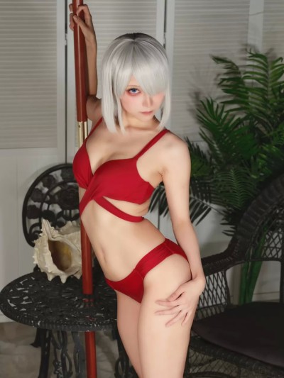 Akichi - 2B Red lingerie