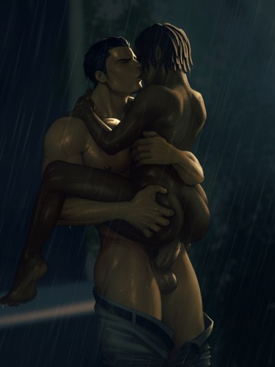 Kiryu Kazuma Fuckin' In The Rain