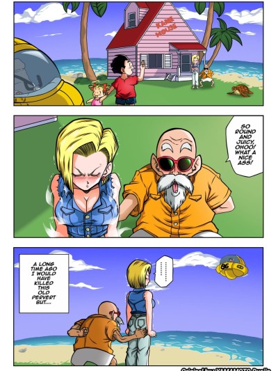 Android 18 vs Master Roshi