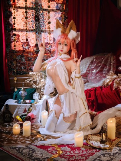 Rinaijiao-(日奈娇) cosplay Tamamo Dancer Oiled – Fate/Grand Order