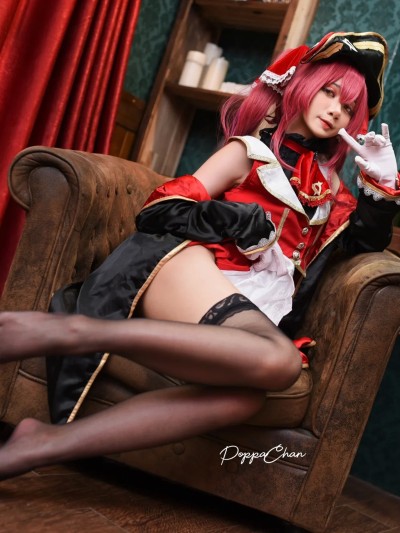 PoppaChan cosplay Hoshou Marine – Hololive