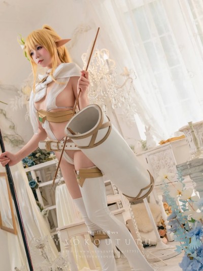 咬一口兔娘ovo (Yaokoututu) cosplay Rinthia – Elf Village