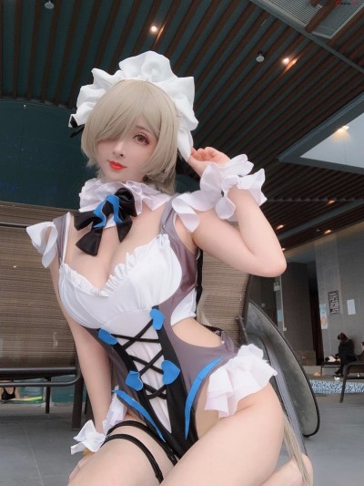 Rioko (凉凉子) cosplay Rita Swimsuit – Honkai Impact 3