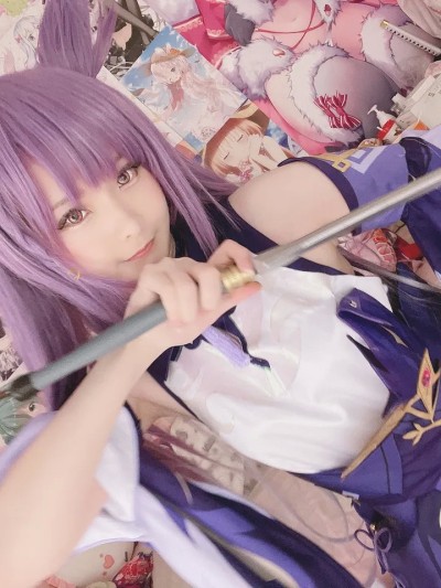 Xidaidai (喜呆呆) cosplay Keqing – Genshin Impact