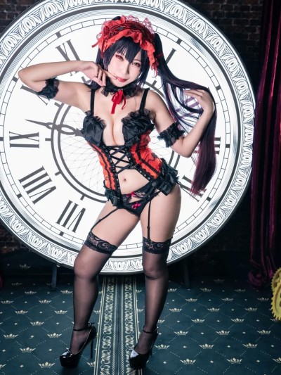 小琪-Aki cosplay Kurumi Tokisaki – Date A Live