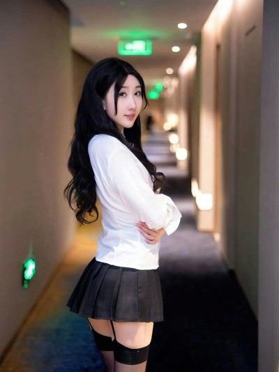 XiuRen秀人网 – 江真真 (Makoto Jiang) – Schoolgirl