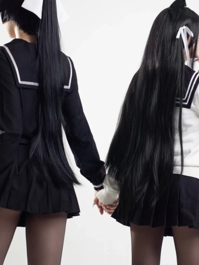 Candy Ball x Okuzumi Yuiko cosplay Atago x Takao – Azur Lane