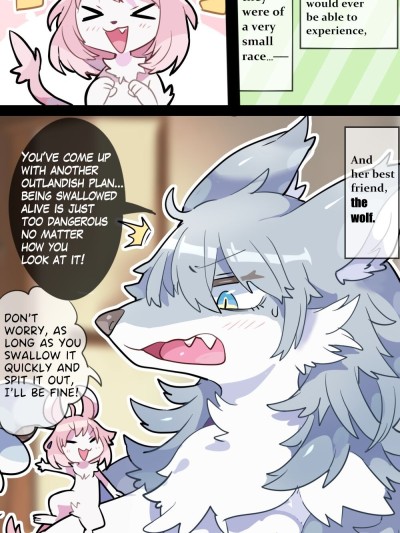 Giant Wolf Girl VORE & GTS