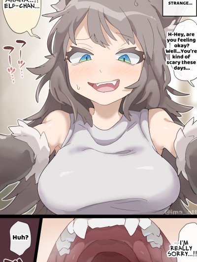 Wolf Woman SAME SIZE VORE