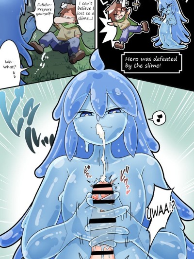 A manga about losing to a sperm extracting slime's paizuri