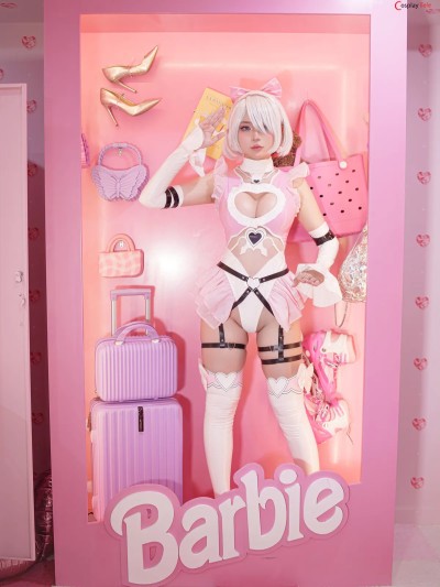 ZinieQ (ジニCosplayer) cosplay 2B Barbie – Nier:Automata