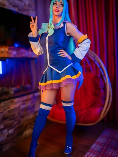 Aery Tiefling cosplay Aqua – Konosuba