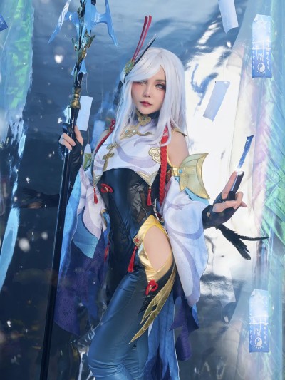 Joyce (Joyce Lin2x) cosplay Shenhe – Genshin Impact