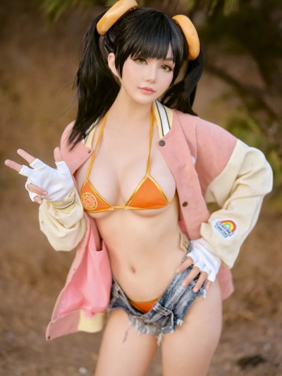 Joyce (Joyce Lin2x) cosplay Ling Xiaoyu – Tekken