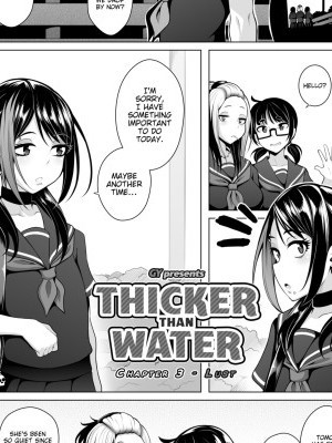 Thicker Than Water Chapter 3 - Lust