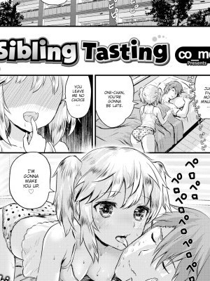 Sibling Tasting